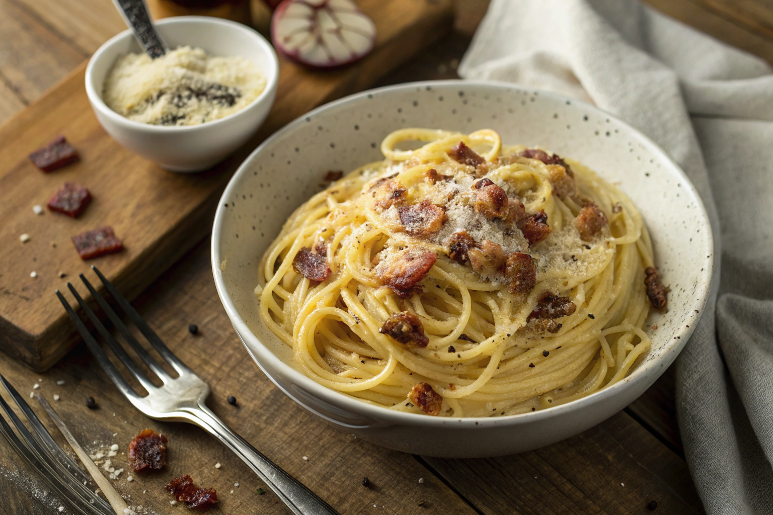 Spaghetti Carbonara Recipe – Easy 5 Ingredients, 15 Minutes
