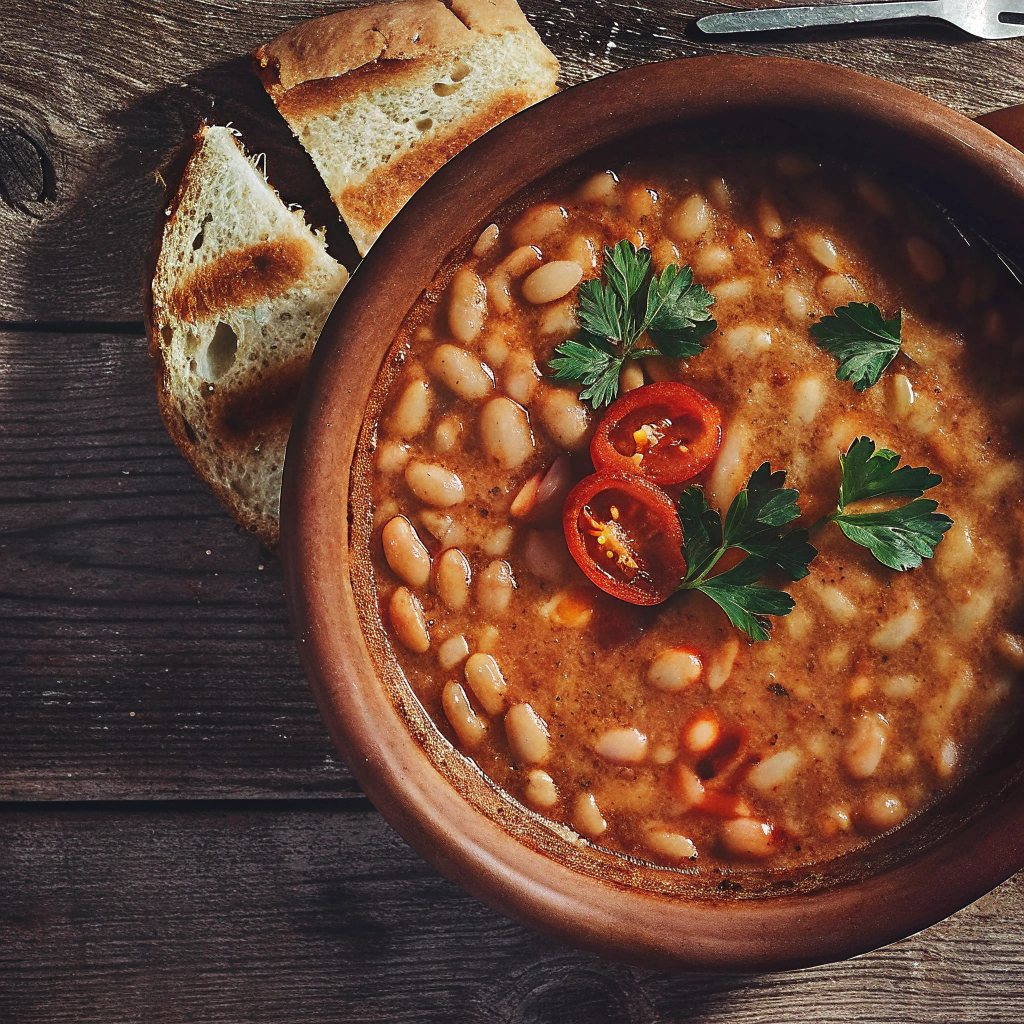 Tasty Macedonian Baked White Beans (Tavche Gravche)